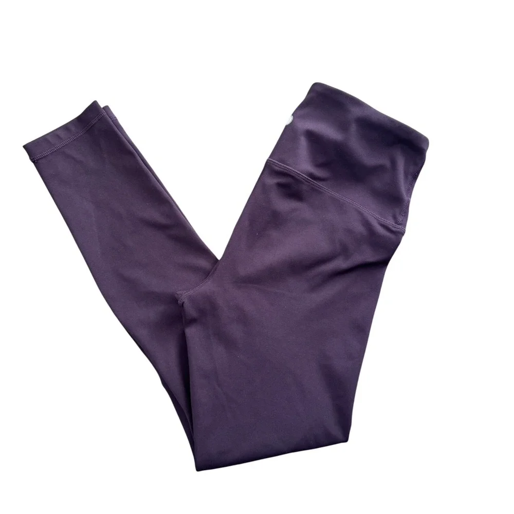 YOGALICIOUS LUX Purple‎ Leggings Athleisure Workout Pants Size Medium